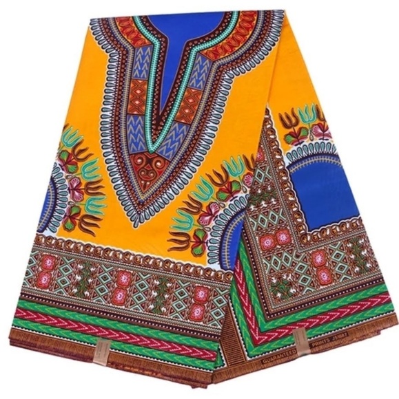 Royal Red African Print Dress - Coming Soon!! - Picture 8 of 8